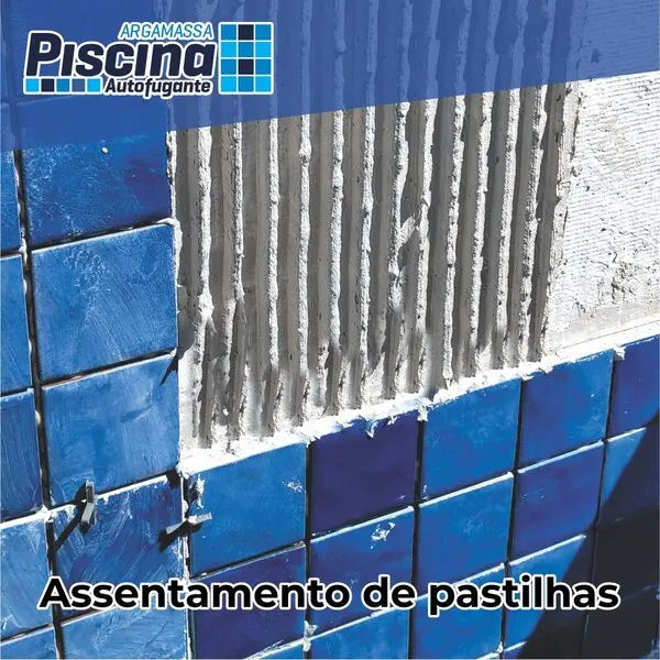 Argamassa Piscina Aut. Impermeável Cor Verde Hijau 18kg