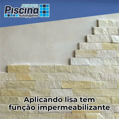 Argamassa Piscina Aut. Impermeável Cor Verde Hijau 18kg