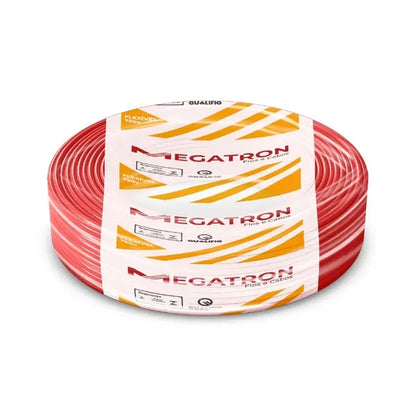 Cabo Flexível 2,5mm 100m Vermelho 750V Megatron