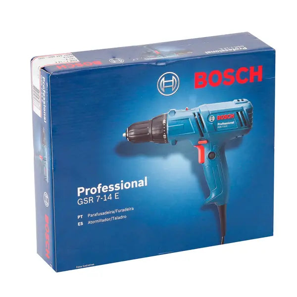 Furadeira e Parafusadeira Bosch GSR 7-14 E 400W 3/8" 220V