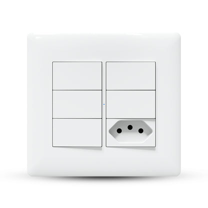 Interruptor E Tomada 4x4 Inteligente Com Wifi Agl