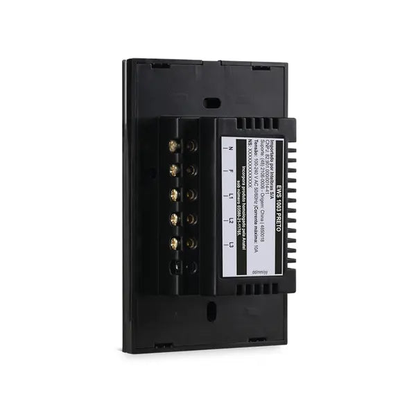 Interruptor Touch Smart Wi-Fi 3 Teclas EWS 1003 Preto Izy Smart Intelbras