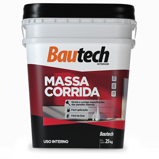 Massa Corrida 25kg Bautech