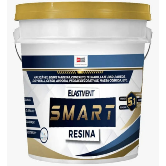 Resina Impermeabilizante Drylevis Elastment Smart 3,6L Incolor Semi Brilho