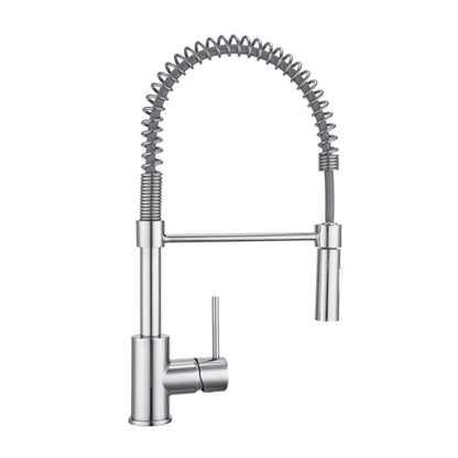 Torneira Monocomando Gourmet de Pia para Cozinha com Bica Alta Flexível Cromada Tomas Delinia