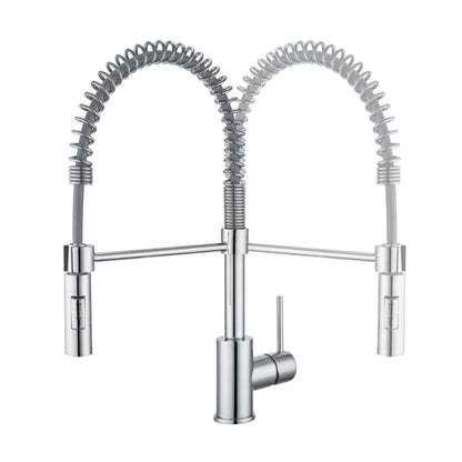 Torneira Monocomando Gourmet de Pia para Cozinha com Bica Alta Flexível Cromada Tomas Delinia