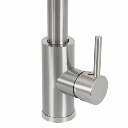 Torneira Monocomando de Pia para Cozinha com Bica Alta Extensível Inox Escovada Econocozi Jiwi